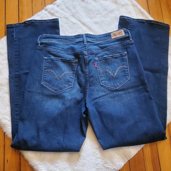 LEVIS PERFECTLY SHAPED STRETCH BOOT CUT JEANS - Picture 4 of 6